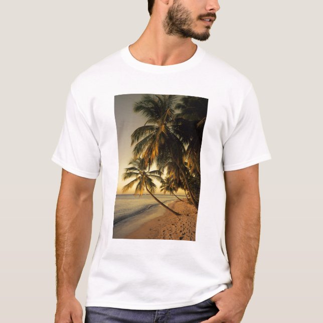 Camiseta Praia no pôr do sol, Trinidad (Frente)