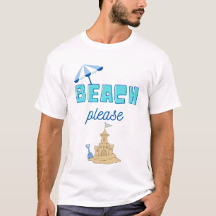 Camiseta praia, por favor