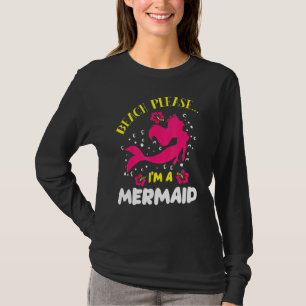 Camiseta Praia, Por Favor, Sou Um Mito De Mar De Cauda De P