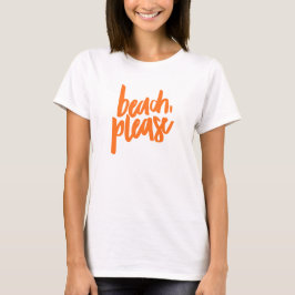 Camiseta Praia, Por Favor, Tank Topo