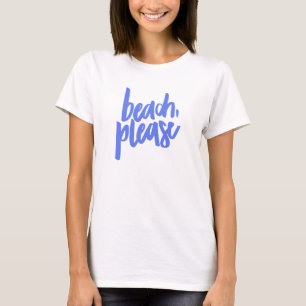 Camiseta Praia, Por Favor, Tank Topo