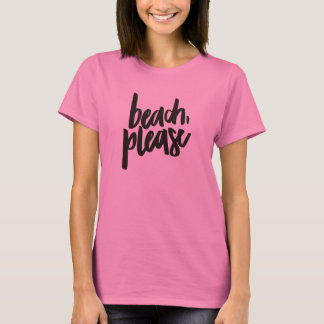 Camiseta Praia, Por Favor, Tank Topo