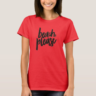 Camiseta Praia, Por Favor, Tank Topo