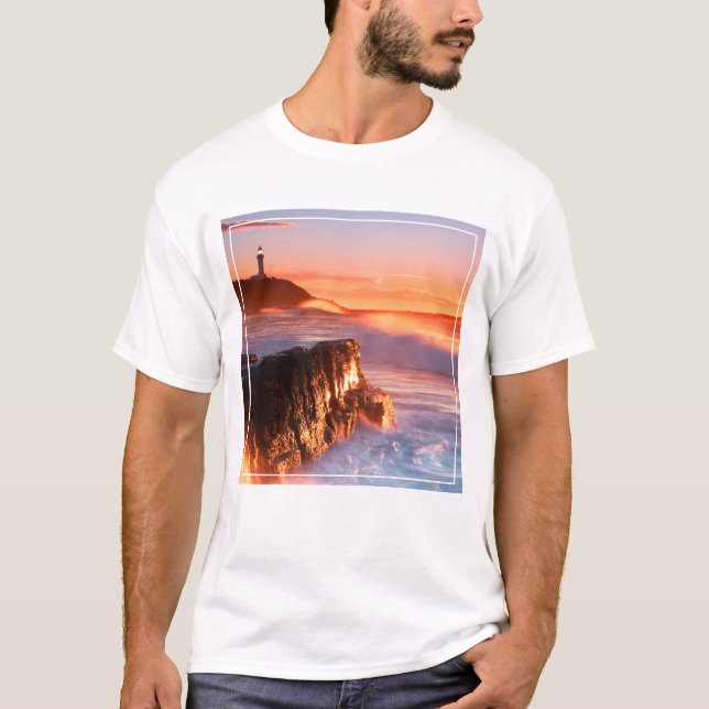 Camiseta Praia principal dos soldados do farol | de Norah, (Frente)