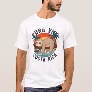 Camiseta Praia Pura Vida Costa Rica Pôr do Sol Tropical Nat