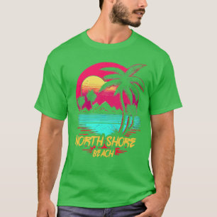 Camiseta Praia Retrowave North Shore Beach