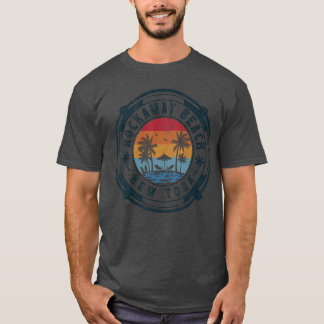 Camiseta Praia Rockaway Nova York Férias de Verão Vintage S