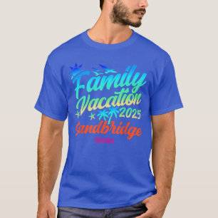 Camiseta Praia Sandbridge Virginia Férias em Família Corres