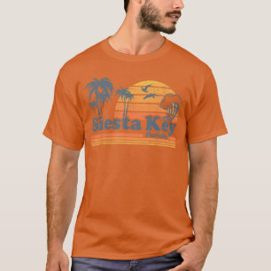 Camiseta Praia Siesta Key Florida Vintage Férias de Primave