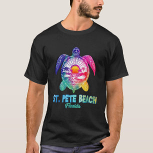 Camiseta Praia St Pete Tie Dye Tartaruga Marinha Férias na
