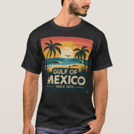 Camiseta Praia Sunset Shirt Tropical Golfo do México