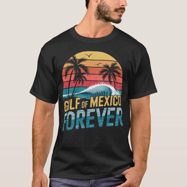 Camiseta Praia Sunset Tee Golfo do México T-shirt (Frente)