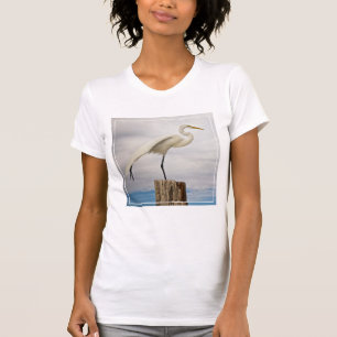 Camiseta Praia talentoso do Egret   Fort Myers, Florida