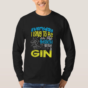 Camiseta Praia Todos Os Dias Eu Prometo Estar Na Praia Com