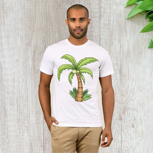Camiseta Praia Tropical de Palmeiras e Ilhas Vibes (Criador carregado)