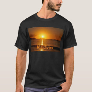Camiseta Praia tropical em Maldives