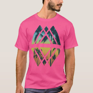 Camiseta Praia Tropical Geométrica