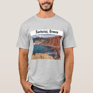 Camiseta Praia Vermelha, Santorini, Grécia