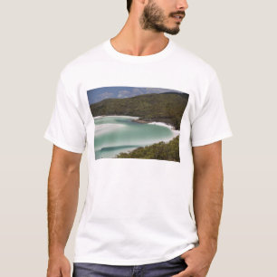 Camiseta Praia Whitehaven, Hill Inlet, Tounge Point,