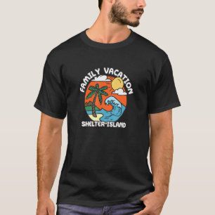 Camiseta Praias de abrigo para férias familiares em Nova Io
