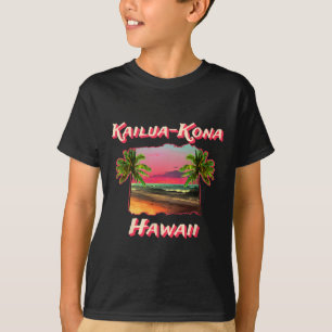 Camiseta Praias De Kailua-Kona Havaí