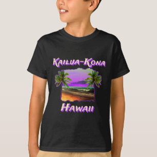 Camiseta Praias De Kailua-Kona Havaí 1