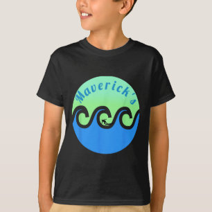 Camiseta Praias do Surf de Navegação de Maverick na Califór