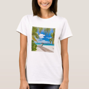 Camiseta Praias Tropicais   Ilhas Madeira Maldivas