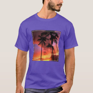 Camiseta Praias Tropicais   Ilhas Maui Hawaii