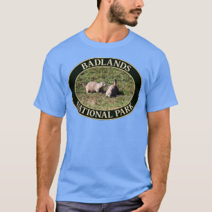 Camiseta Prairie Dogs no Parque Nacional de Badlands, em So