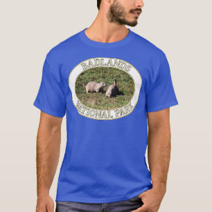 Camiseta Prairie Dogs no Parque Nacional de Badlands, em So