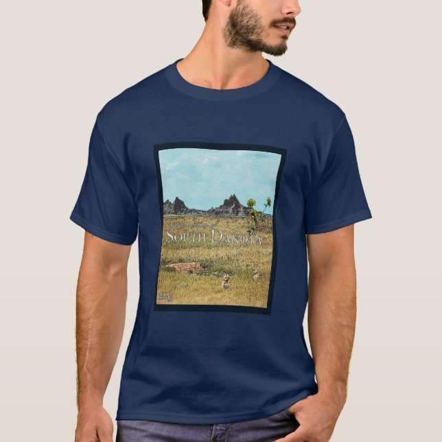 Camiseta Prairie Lands, Dakota do Sul (Frente)