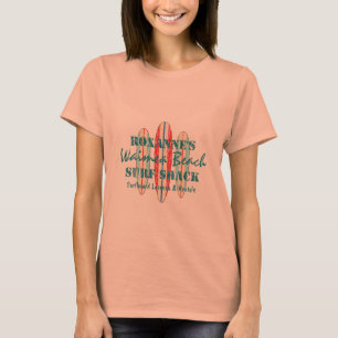 Camiseta Prancha afligidas sinal do Hawaiian do monograma