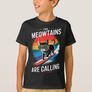Camiseta Prancha de neve para homens mulheres crianças aman