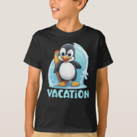 Prancha de Surf do Pinguim de Férias