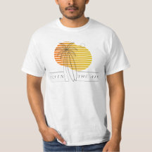 Prancha de Surf Pôr do Sol Retrô Minimalista Sal N