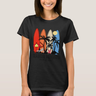 Camiseta Prancha de Surf Retro Vintage Seaside Heights Nova