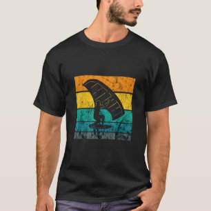 Camiseta Prancha de Surfe Hidrofólio Elétrica Vintage Retro