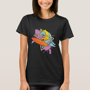 Camiseta Pranchista 80s 90s Vaporwave Prancha de Surf