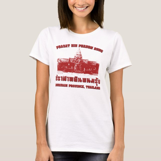 Camiseta Prasat Hin Phanom Rung, Buriram, Isaan, Tailândia (Frente)