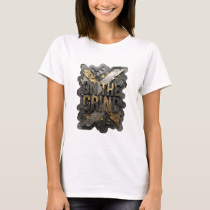 Camiseta Prata Afiada NO TREINO Design de Texto