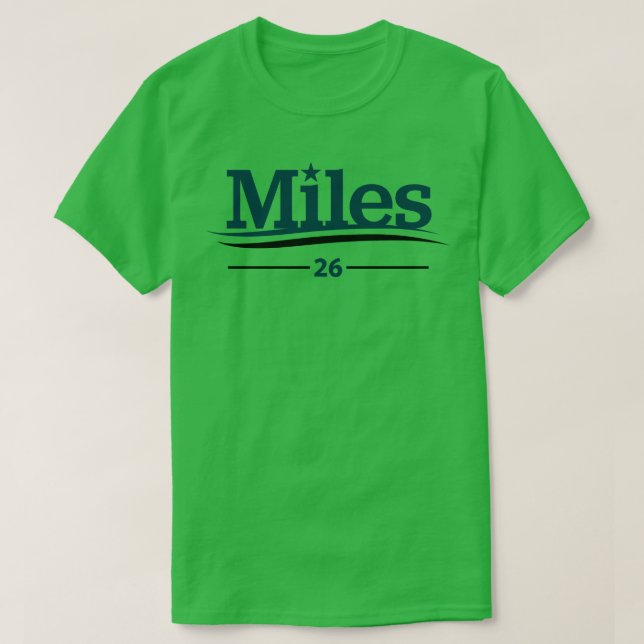 Camiseta Prata da Campanha Miles (Frente do Design)