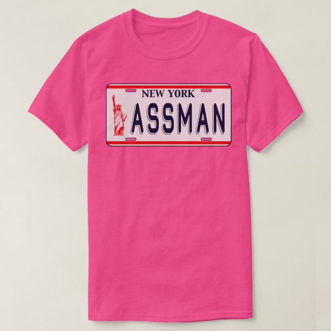 Camiseta Prata de Licença de Assman (Frente do Design)