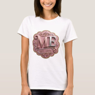 Camiseta Prata Edgy ME EST 1994 Design Personalizado