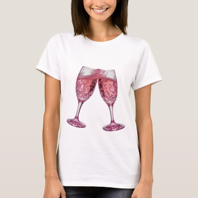 Camiseta Prata Fresca BRINDES AO AMOR E FELICIDADE (Frente)