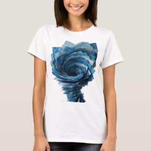 Camiseta Prata Limpa BLUE TORNADO Design Moderno