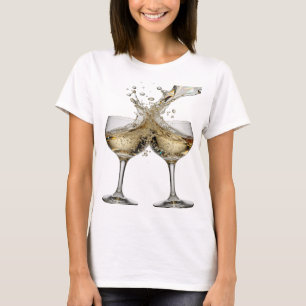 Camiseta Prata Limpa VIVA À BOA SAÚDE Arte Vestível