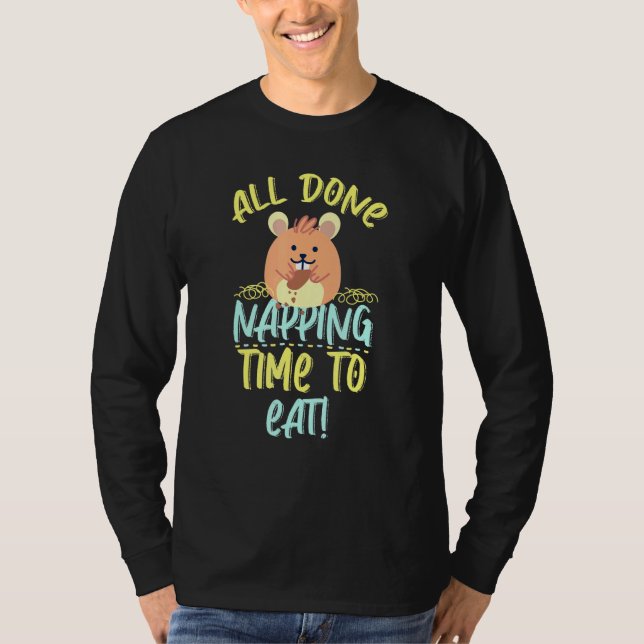 Camiseta Prata-Suína E Comida 1 (Frente)