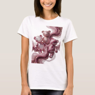 Camiseta Prateado Edgy URSOS SWAROVSKI Design Moderno