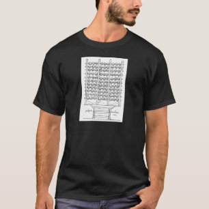 Camiseta Prateleira de crânios Tzompantli Asteca Codex Dura